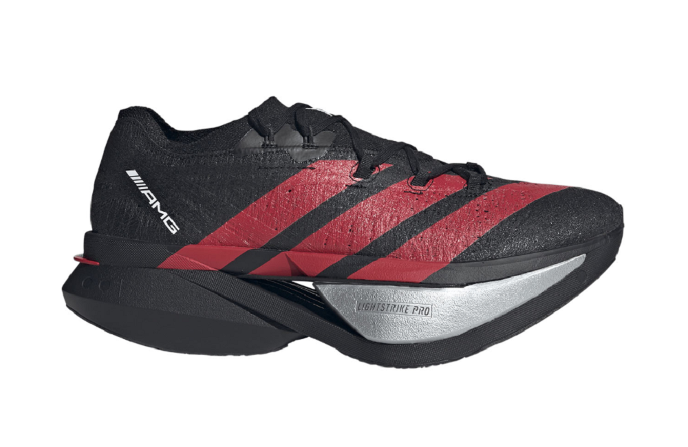 ADIZERO PRIME X3 STRUNG AMG by Adidas x AMG Collaboration Core Black/Lucid Red/Cloud White KJ6946