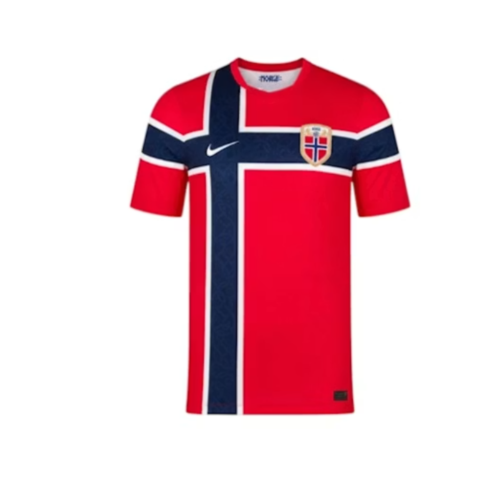 Nike Dri-Fit Norway 2026 Home Stadium Replica Soccer Jersey Short Sleeve