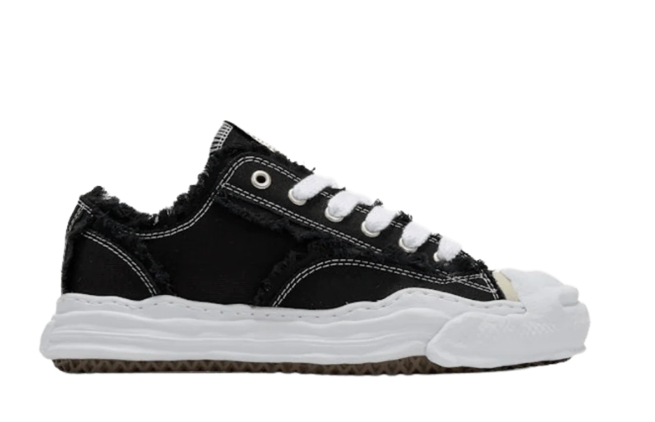 MIHARA YASUHIRO Maison Hank OG Sole Canvas Low 'Black White' A05FW702-BLK