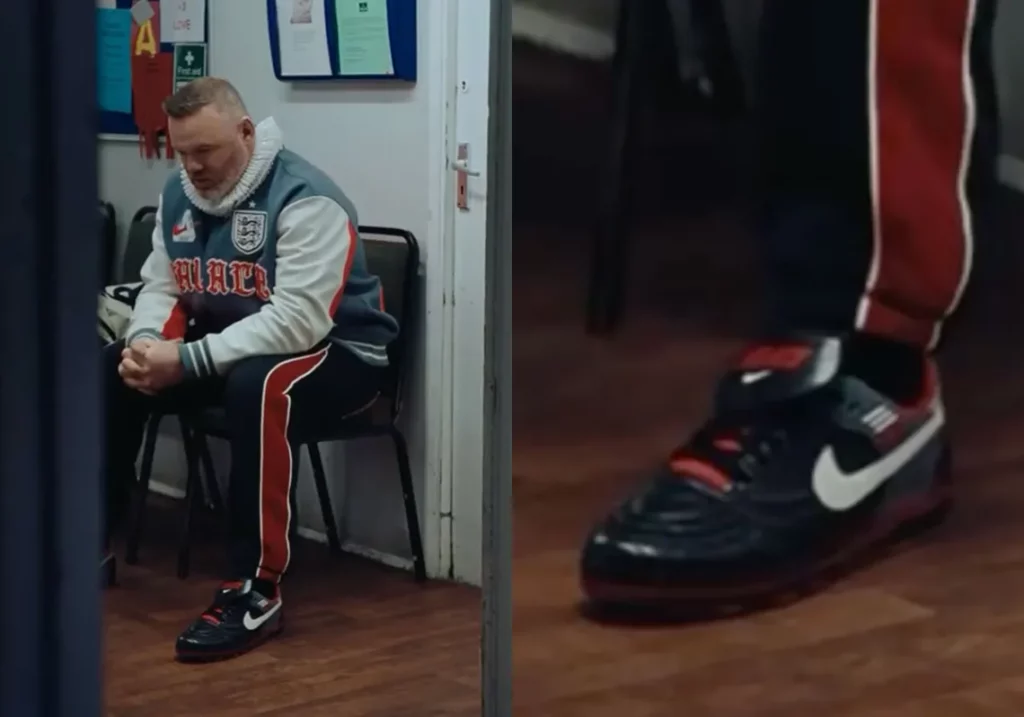 Wayne Rooney wearing Nike X2 Palace collaboration, including Cryoshot