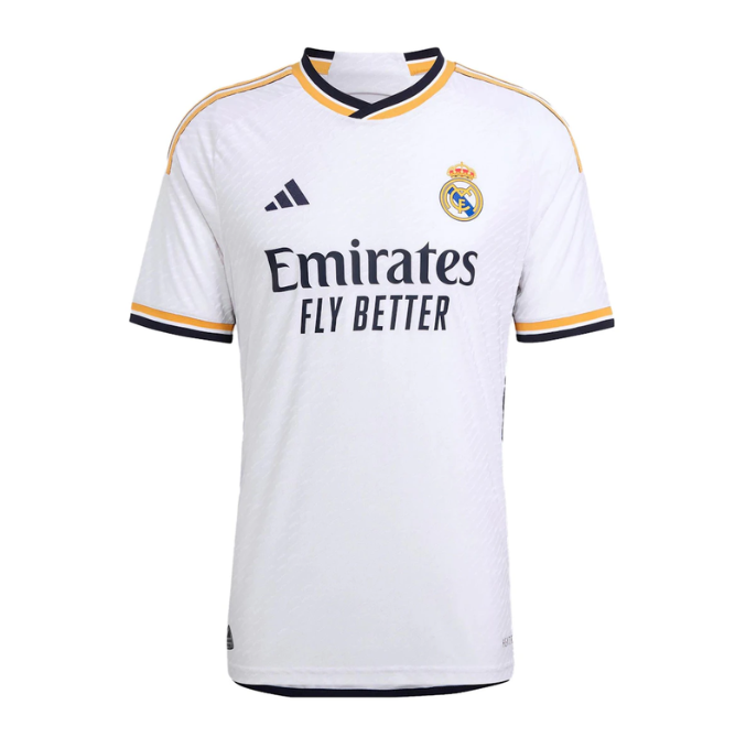 adidas Real Madrid 23/24 Home Jersey Player Edition White Football Shirt Mens IA5139