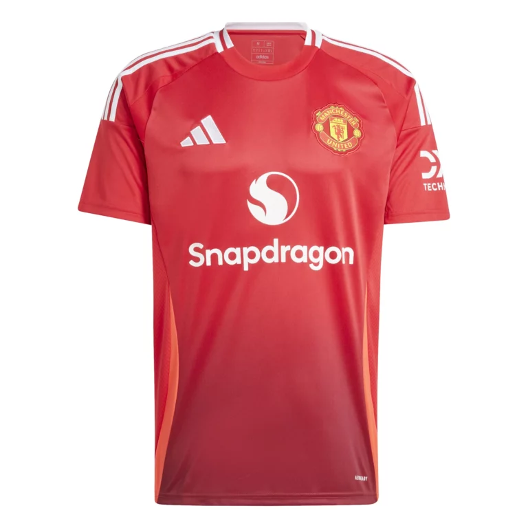 adidas Manchester United 24/25 Home Jersey Red Fan Edition Football Shirt IU1397