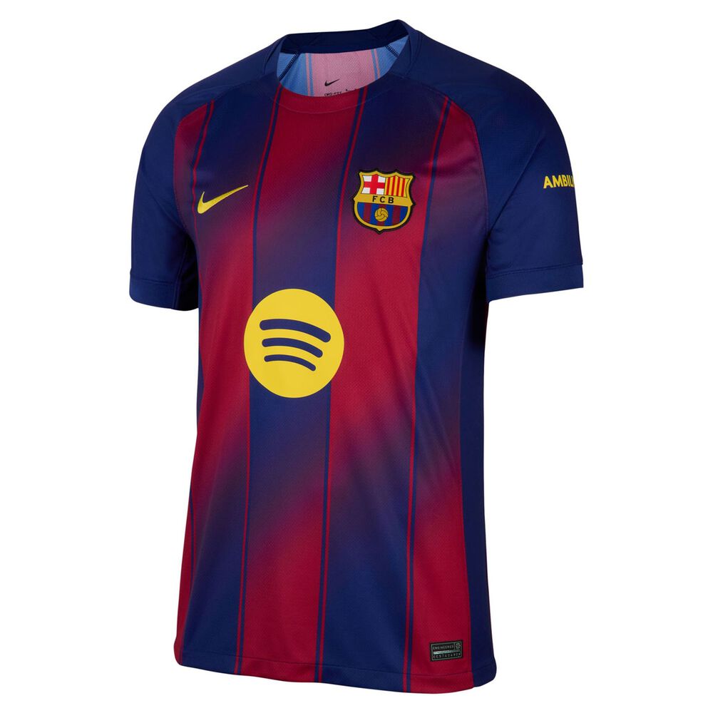 Nike FC DRI-FIT Barcelona 25/26 Home Short Sleeve Soccer Jersey - HJ4590-456