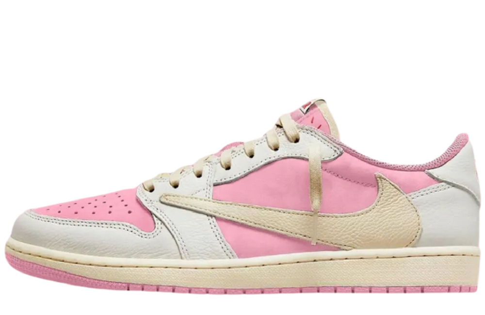 Travis Scott x Air Jordan Air 1 Retro Low OG 'Muslin Pink' IQ7604-100