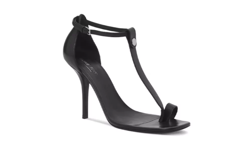 (W) Burberry Calfskin High-Heel Sandals 'Nude'